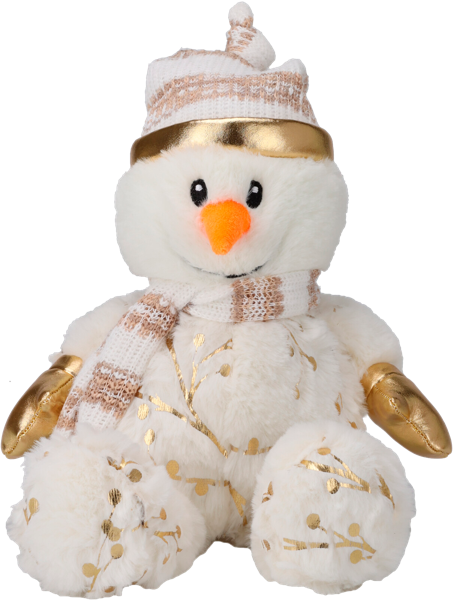 Изображение Мягкая игрушка 28 см Купман снеговик новогодний Купман Интернэшнл , 1 шт