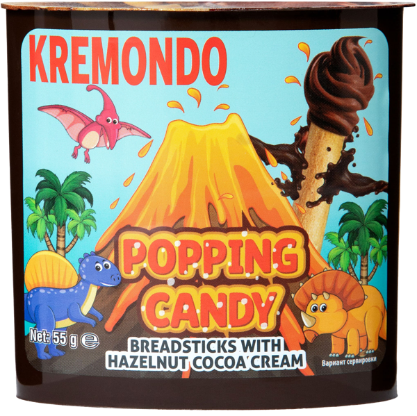 Изображение Паста шоколадная Кремондо карамель с печеньем Ялмаз Пазарлама п/б, 55 г