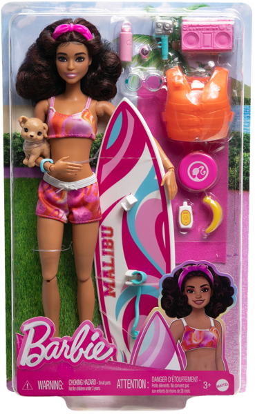 Изображение Кукла Барби день на пляже Маттэл к/у, 1 шт