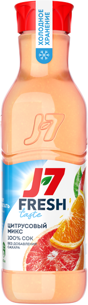 Изображение Сок Дж7 цитрусовый микс ВБД п/б, 850 мл