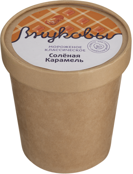 Изображение Мороженое г.Краснодар Внуковы соленая карамель ЭкоЖизнь бум/ст, 310 г