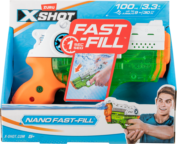 Изображение Водное оружие Икс шот бластер фаст-филл нано Зуру к/у, 1 шт