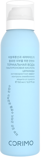 Изображение Термальная вода для лица Коримо гиалурон и церамиды Мейн Ко ж/б, 150 мл
