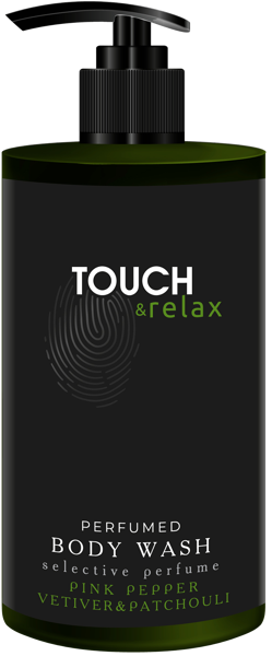 Изображение Гель для душа парфюм Тач энд релакс роз перец ветивер пачули Вимарт ООО п/у, 450 мл