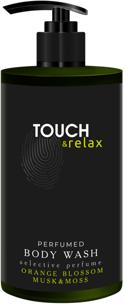 Изображение Гель для душа парфюм Тач энд релакс флердоранж мускус мох Вимарт ООО п/у, 450 мл