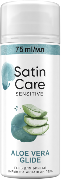 Изображение Гель для бритья женский Жиллетт сатин кеа алоэ вера Жиллетт ж/б, 75 мл