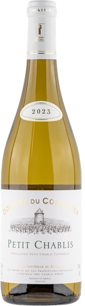 Изображение Вино белое сухое стиль №2 Шардоне Пти Шабли Домен дю Коломбье 2022 Коломбье с/б, 0,75 л