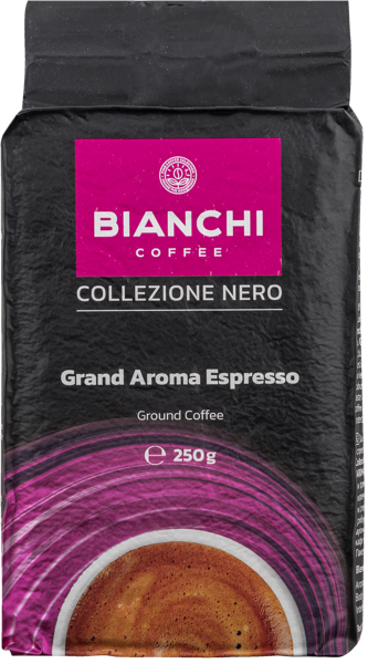Изображение Кофе молотый Бианчи 80% арабика 20% робуста Бианчи Кофе м/у, 250 г