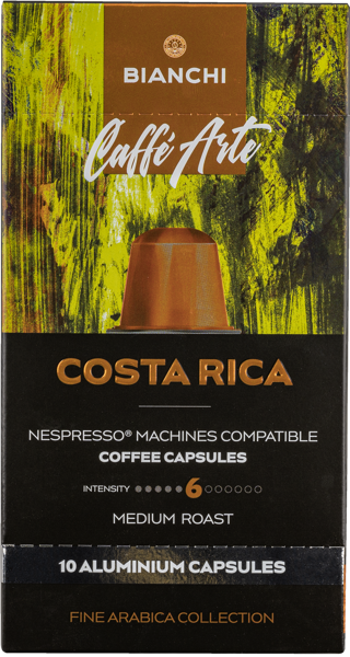 Изображение Кофе в капсулах 10 шт Бианчи коста рика 100% арабика Бианчи Кофе кор, 55 г