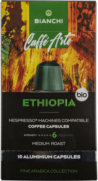 Изображение Кофе в капсулах 10 шт Бианчи эфиопия 100% арабика Бианчи Кофе кор, 55 г