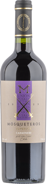 Изображение Вино красное сухое стиль №4 Карменер Центральная долина Москетерос Супериор 2022 Москетерос с/б, 0,7