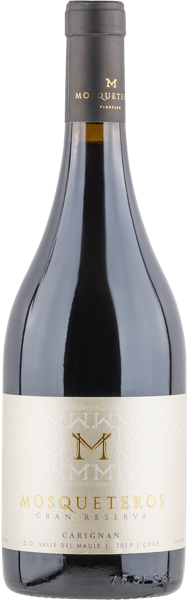 Изображение Вино красное сухое стиль №3 Кариньян Центральная Долина Москетерос Гран Ресерва 2 Москетерос с/б, 0,