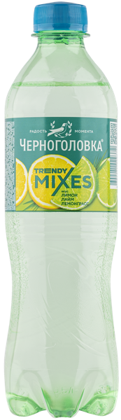 Изображение Напиток газ Черноголовка Лимон лайм лемонграсс Аквалайф с/б, 0,5 л