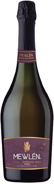 Изображение Вино игристое розовое брют Мевлен Винья Аромо с/б, 0,75 л