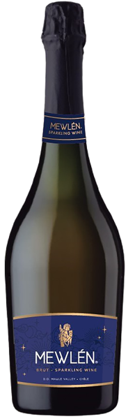 Изображение Вино игристое белое брют Мевлен совиньон блан купаж Аромо с/б, 0,75 л