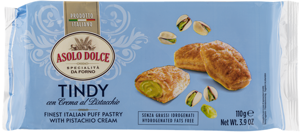 Изображение Слойка тинди Азоло Дольче с фисташковым кремом Азоло Дольче м/у, 110 г