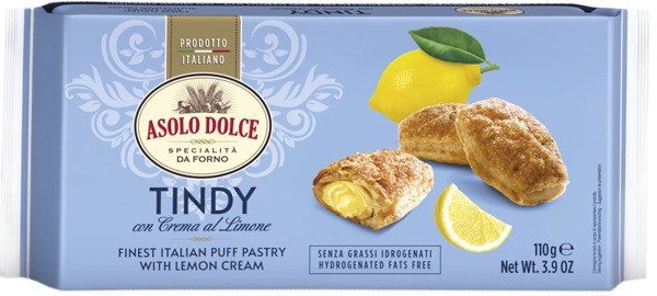 Изображение Слойка тинди Азоло Дольче с лимонным кремом Азоло Дольче м/у, 110 г