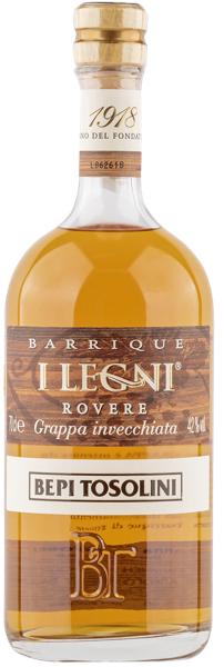 Изображение Граппа 42% Бепи Тосолини Леньи Ровере Бепи Тосолини с/б, 0,7 л
