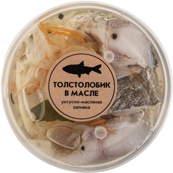 Изображение Пресервы в уксусно-масляной заливке толстолобик Тевяшева Л.В. ИП пб, 400 г