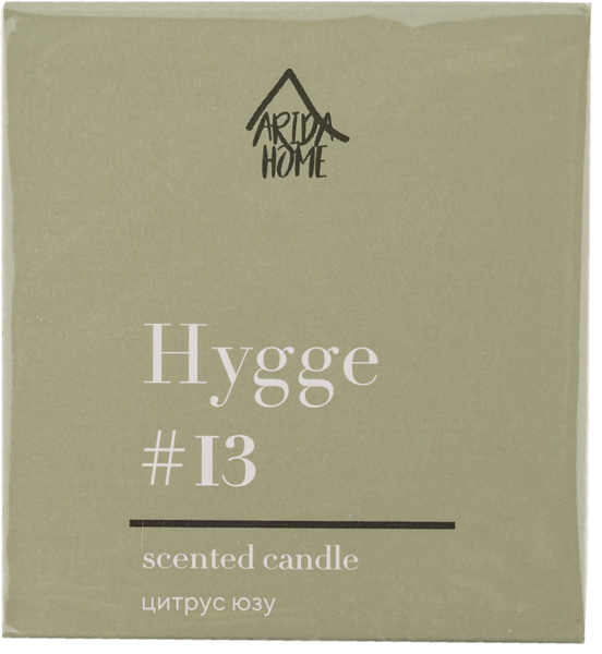 Изображение Свеча 6,8см в банке Хюгге №13 цитрус юзу Арида Хоум к/у, 1 шт