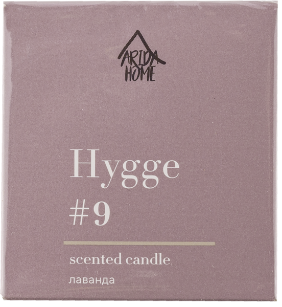 Изображение Свеча 6,8см в банке Хюгге №9 лаванда Арида Хоум к/у, 1 шт
