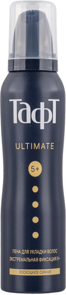 Изображение Пена для волос фикс №5+ Тафт ультимейт сияние экстрафиксация Шварцкопф ж/б, 150 мл