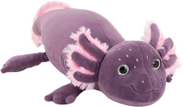 Изображение Мягкая игрушка 40 см Оушен аксолотль фиолетовый Оранж Тойс , 1 шт
