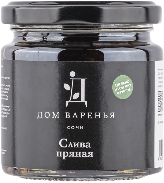 Изображение Слива в масле Дом варенья пряная Дом Варенья с/б, 200 г