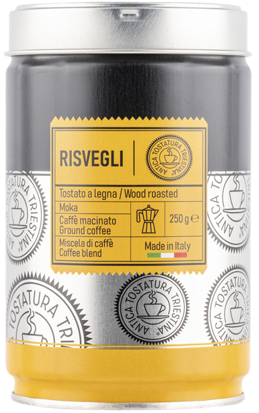 Изображение Кофе молотый Антика Тостатура Триестина Рисвегли 86% арабика Антика Тостатура Триестина ж/б, 250 г