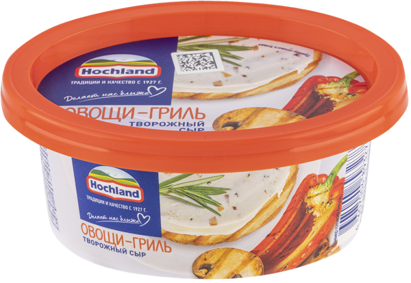 Изображение Сыр творожный Хохланд овощи гриль Хохланд Руссланд п/б, 140 г