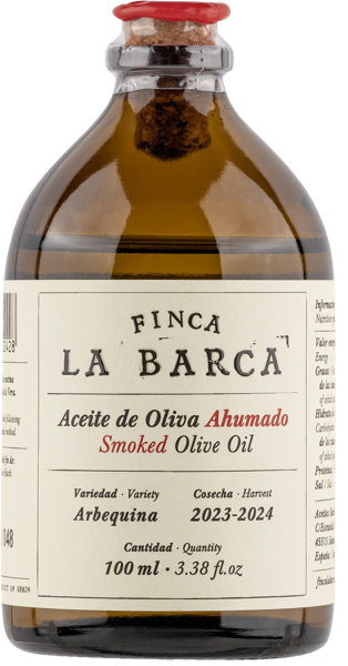Изображение Масло оливковое Финка Ла Барка из Кастилии копченое Асейтес Санта Круз С.Л. с/б, 100 мл