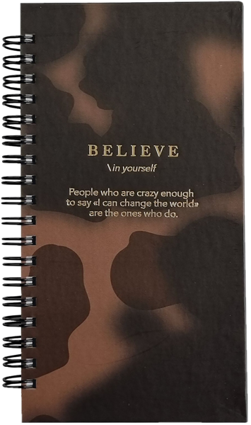 Изображение Блокнот 100л клетка Би Смарт А6 белив пятна коричневая БелКанБи , 1 шт