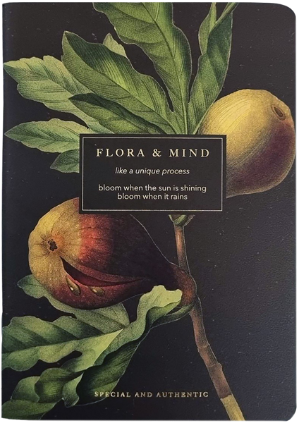 Изображение Тетрадь 40л клетка Би Смарт А5 флора инжир Инфолио Групп , 1 шт