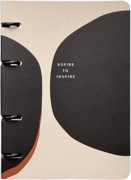 Изображение Тетрадь 80л клетка Би Смарт инспайр бежевая на кольца БелКанБи , 1 шт