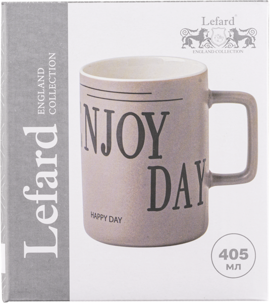 Изображение Кружка 405мл лиловая Лефард энджой дэй Лефард , 1 шт
