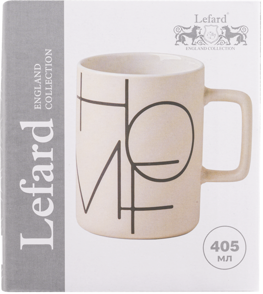 Изображение Кружка 380мл белая Лефард хоум Лефард , 1 шт