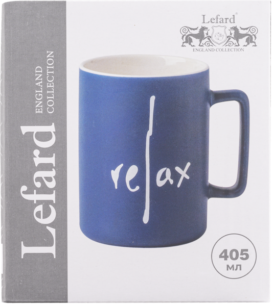 Изображение Кружка 405мл синяя Лефард релакс Лефард , 1 шт