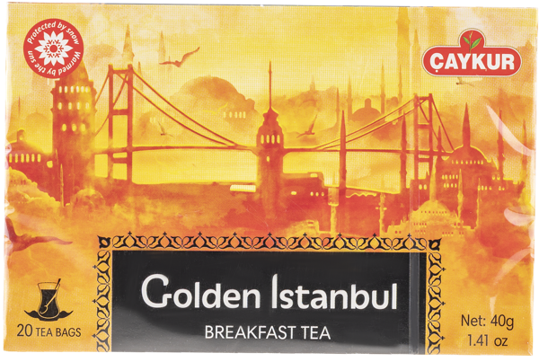 Изображение Чай черный в пакетиках Чайкур Золотой Стамбул Чайкур к/у, 20*2 г