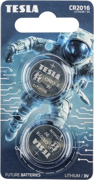 Изображение Батарейка СР 2016 Тесла электронные приборы Тесла Баттерис к/у, 2 шт