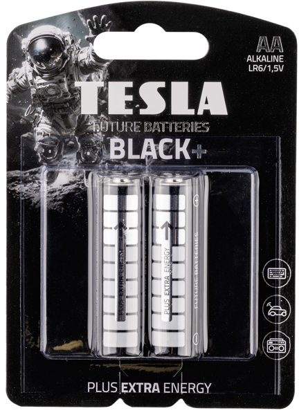 Изображение Батарейка ААА ЛР03 1,5 вольт Тесла блэк Тесла Баттерис к/у, 2 шт