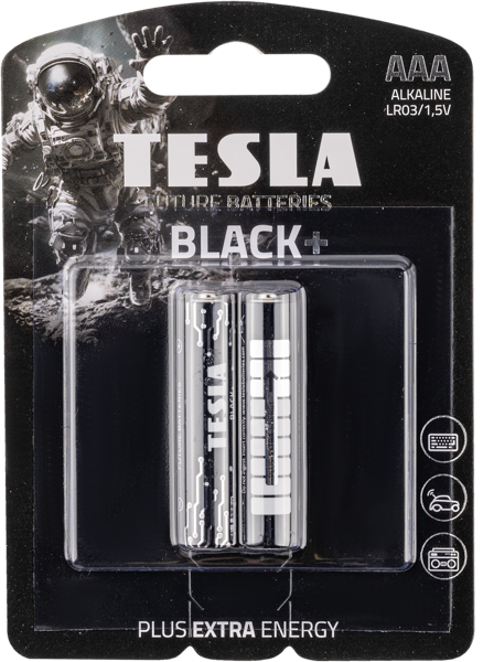 Изображение Батарейка АА ЛР6 1,5 вольт Тесла блэк Тесла Баттерис к/у, 2 шт