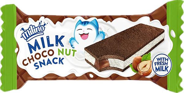 Изображение Пирожное бисквитное Милино орехово-шоколадное ТиЭсСи Фуд Продактс м/у, 29 г