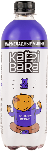 Изображение Напиток газ Капибара Мармеладные мишки Бочкаревский ПЗ п/б, 0,5 л