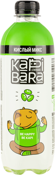 Изображение Напиток газ Капибара Кислый микс Бочкаревский ПЗ п/б, 0,5 л