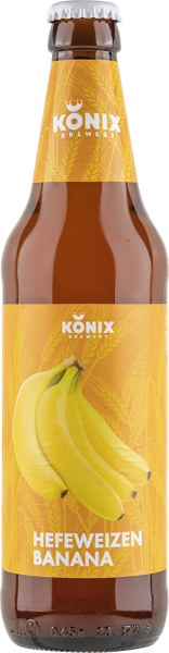 Изображение Пивной напиток светлый 4,5% Коникс хефевайцен банана Балтика ПК с/б, 0,45 л
