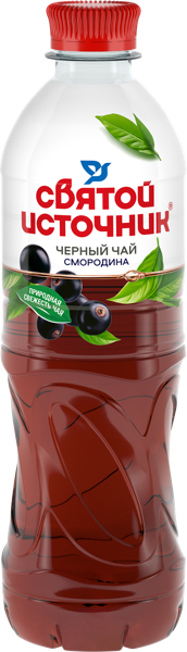 Изображение Напиток Черный Черная смородина Святой Источник чай Святой Источник п/б, 0,5 л