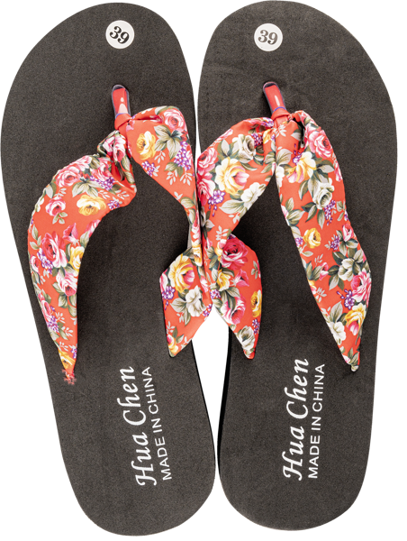 Изображение Шлепанцы размер 39 женские Танаис флауэр микс черные Югпродторг , 1 пара