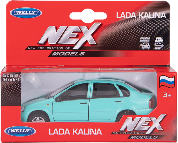 Изображение Машина 1:38 Велли лада калина Велли Фэктори ЛТД к/у, 1 шт