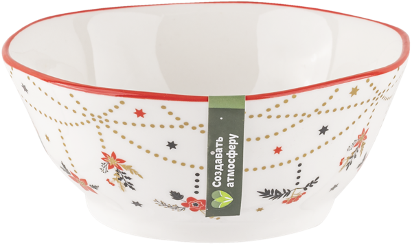 Изображение Миска 12см красно-белая Табрис щелкунчик рождество Ловинг Хоум к/у, 1 шт