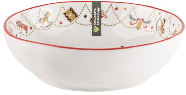 Изображение Салатник 18см красно-белая Табрис щелкунчик рождество Ловинг Хоум к/у, 1 шт